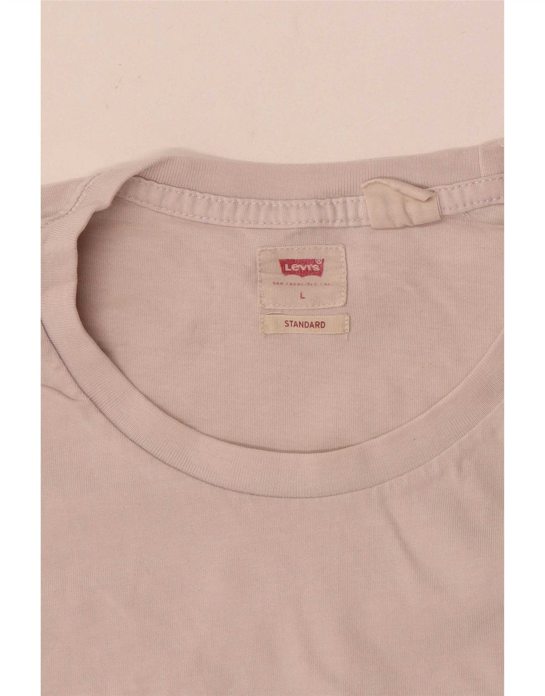 Levi's Herren-T-Shirt mit Standard-Passform, Größe L, Rosa