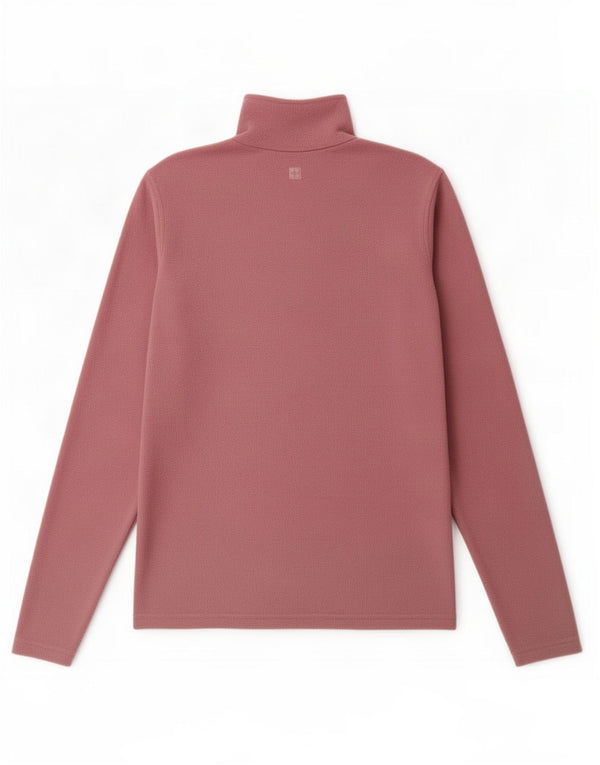 Mountain Warehouse Damen-Fleecepullover mit Reißverschluss am Kragen, UK 6, XS, Rosa, Polyester