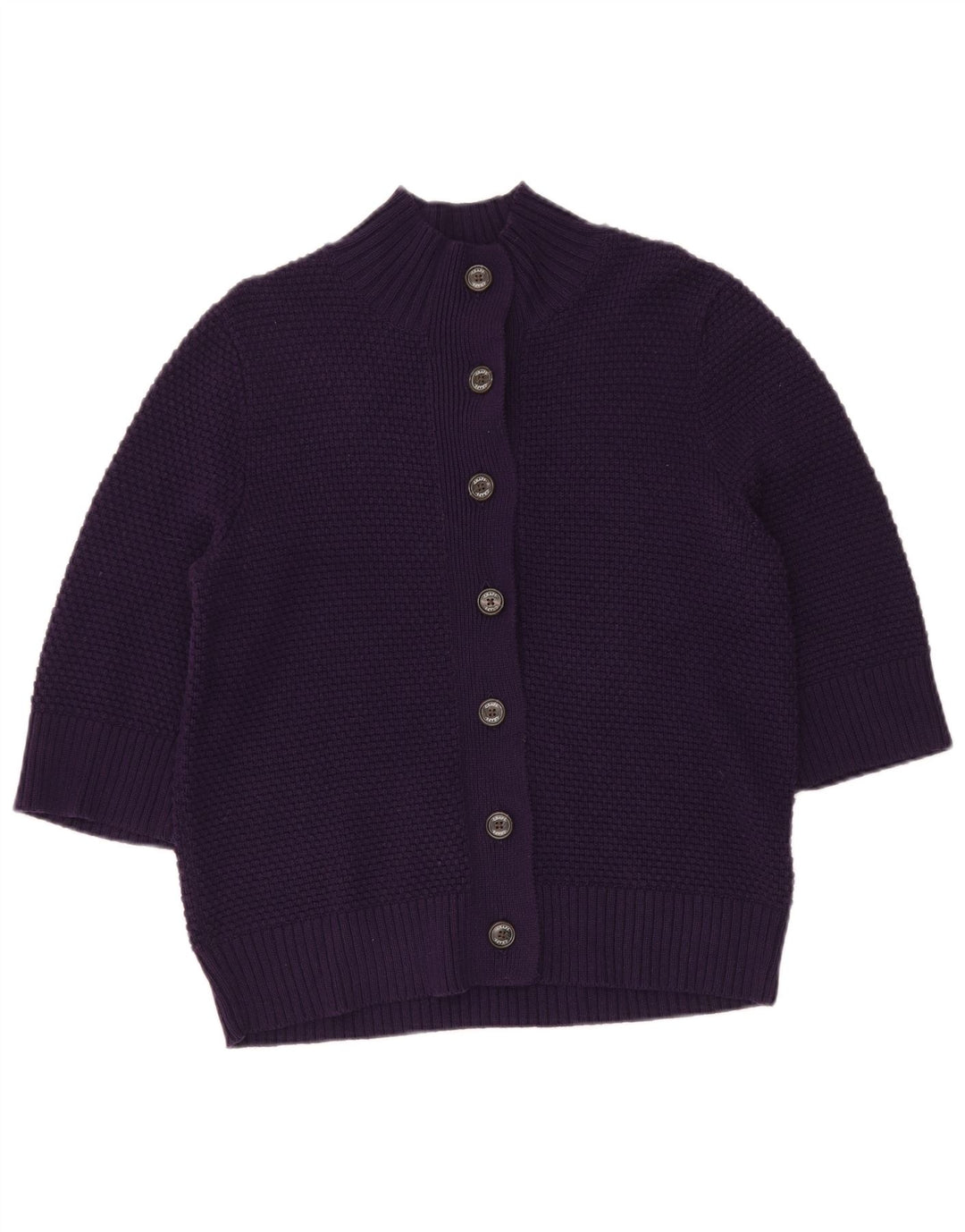 CHAPS Damen-Cardigan mit 3/4-Ärmeln, UK 12, Mittelviolett