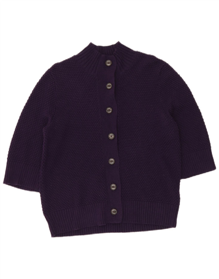 CHAPS Damen-Cardigan mit 3/4-Ärmeln, UK 12, Mittelviolett