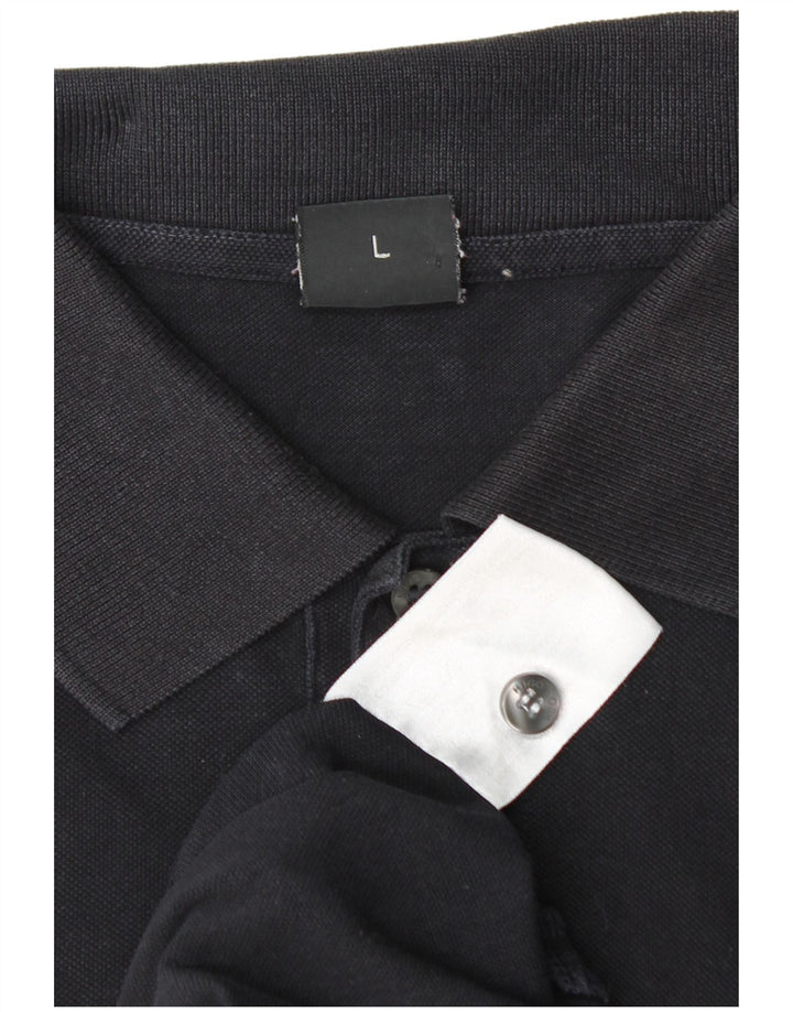 Hugo Boss Herren-Poloshirt, große marineblaue Baumwolle