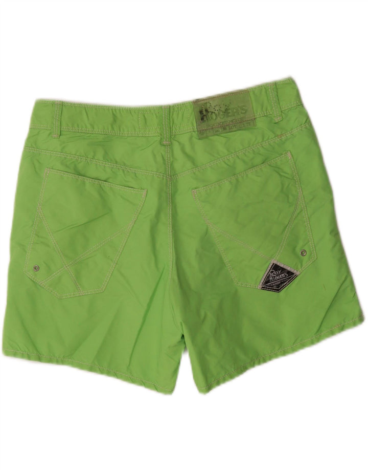 ROY ROGERS Mens Casual Shorts W33 Medium Green Polyamide Vintage Roy Rogers and Second-Hand Roy Rogers from Messina Hembry 