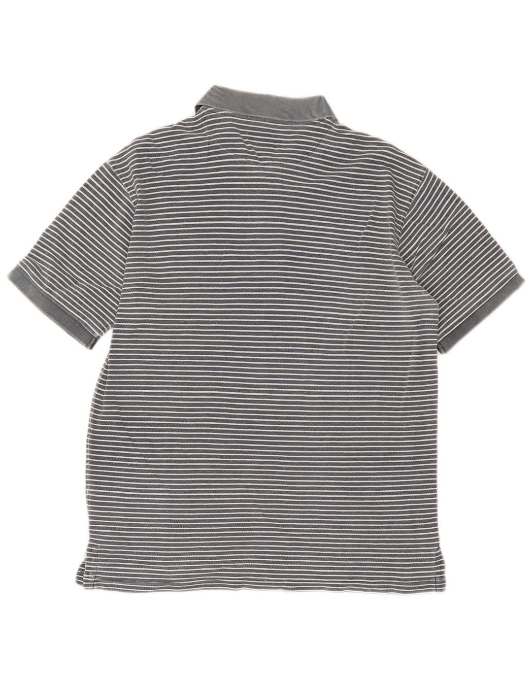 Polo Ralph Lauren Herrenhemd aus mittelblauer Nadelstreifen-Baumwolle
