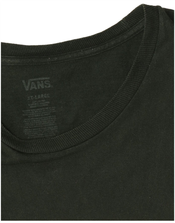 Vans Herren Grafik T-Shirt Top 2XL Grün