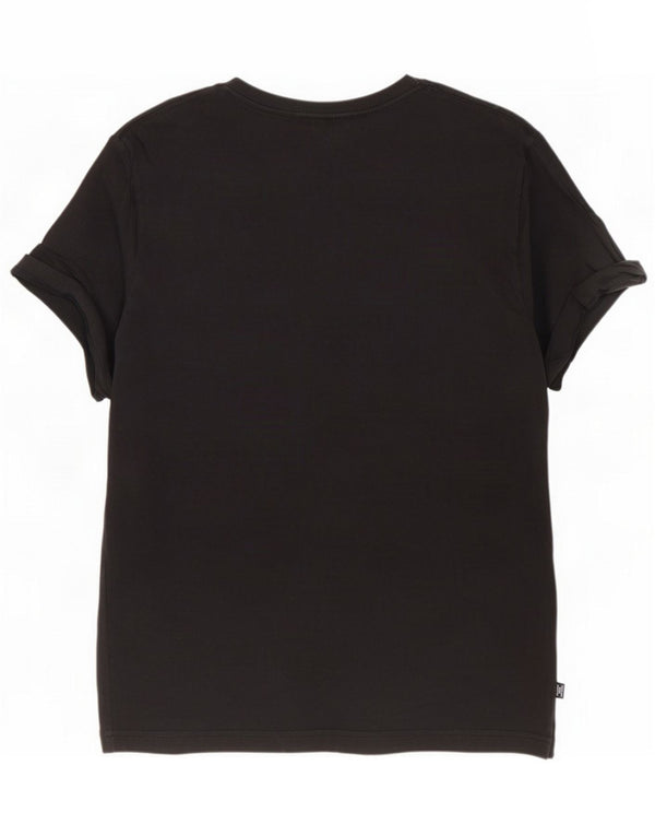 Puma Herren Grafik T-Shirt Top Large Schwarz