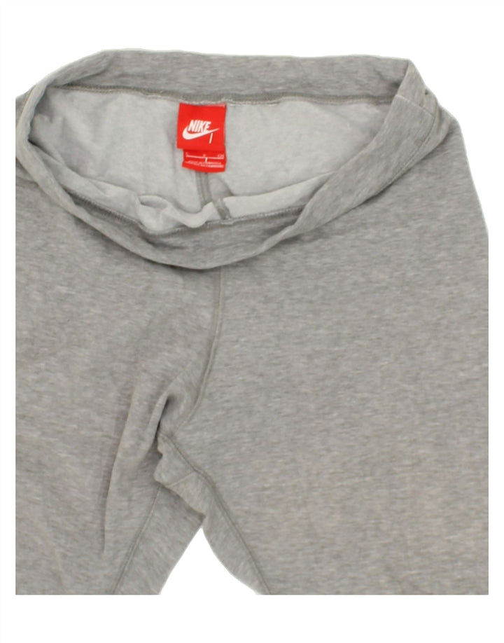 NIKE Womens Graphic Leggings UK 10 Small Grey Cotton Vintage Nike and Second-Hand Nike from Messina Hembry 
