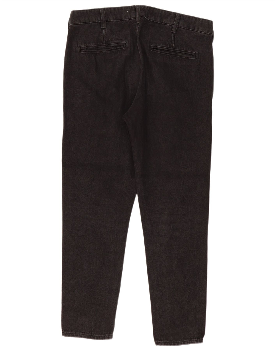 ZARA Herren Slim Jeans EU 42 Large W32 L27 Schwarze Baumwolle