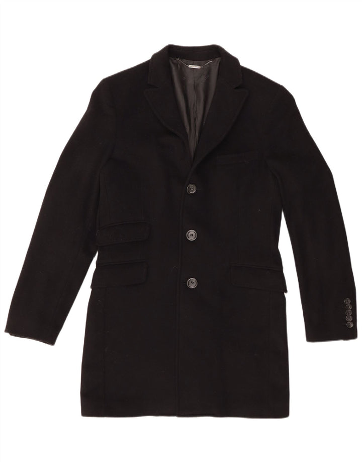Guess By Marciano Herrenmantel UK 36 Small Schwarze Wolle