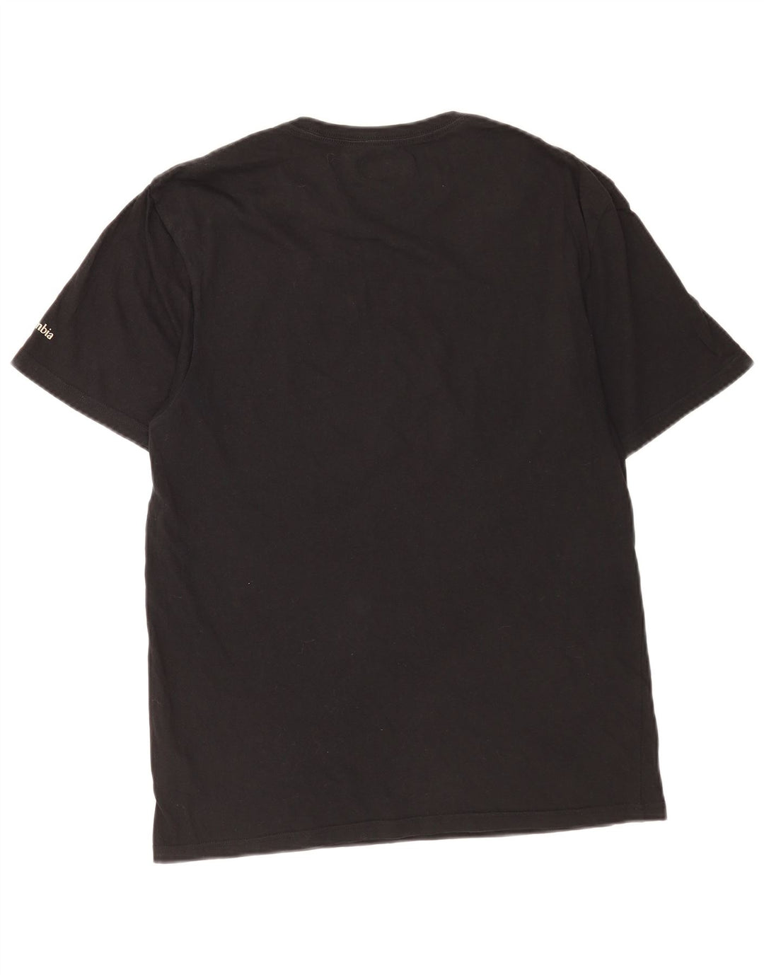 Columbia Herren T-Shirt Top Medium Schwarz Baumwolle
