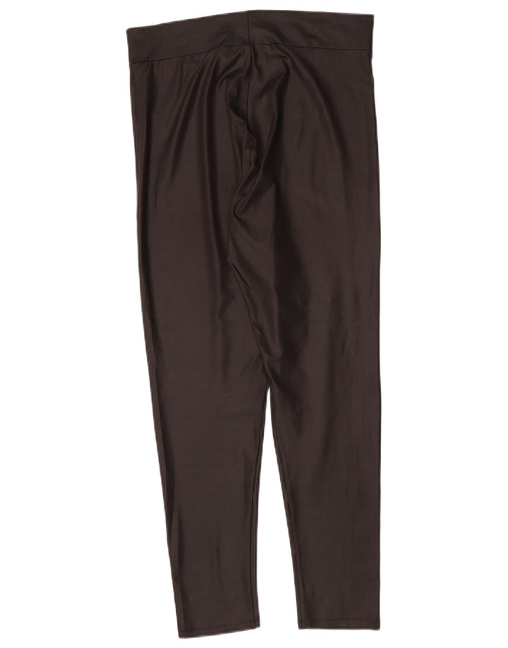 Zara Damen Leggings UK 14 Large Schwarz