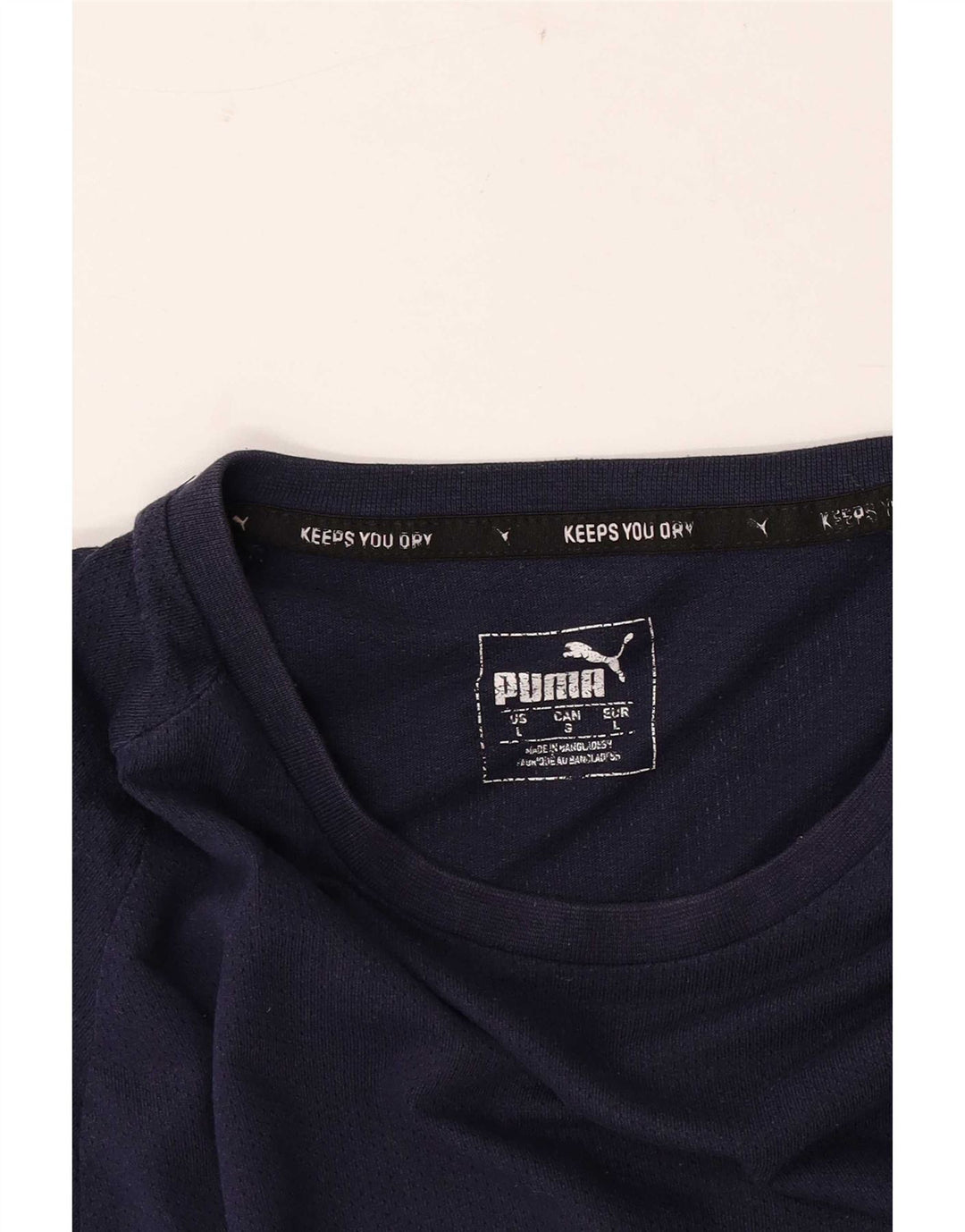 Puma Herren T-Shirt Top Large Marineblau