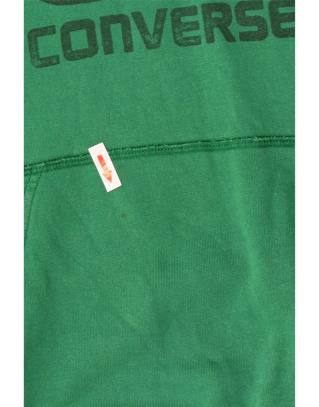 Converse Herren-Kapuzenpullover mit Grafik, groß, grüne Baumwolle