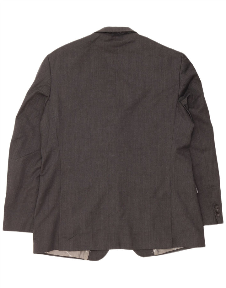 Pierre Cardin Herren-Blazer mit 2 Knöpfen, IT 54, 2XL, graue Wolle