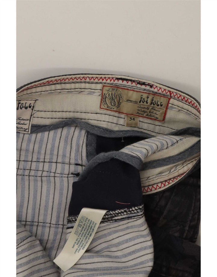 Fat Face Herren-Cargo-Shorts, W34, groß, marineblau, geblümt, Baumwolle