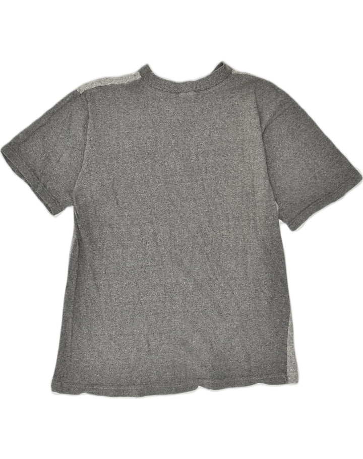 CHAMPION Mens Graphic T-Shirt Top Medium Grey Colourblock Cotton Vintage Champion and Second-Hand Champion from Messina Hembry 