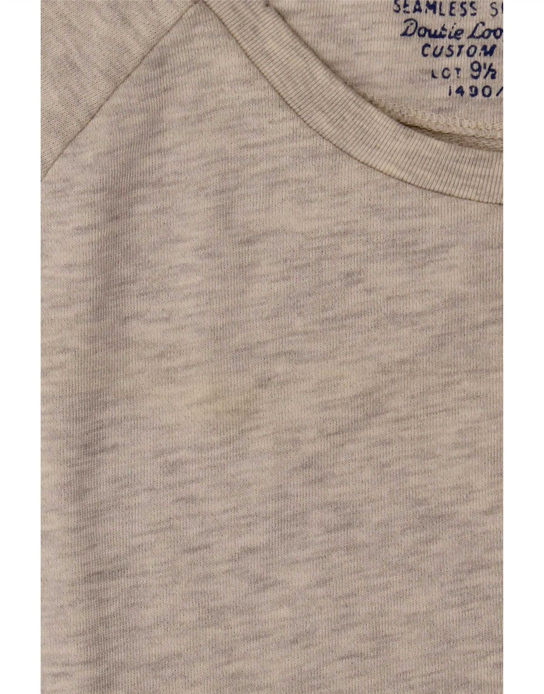 Scotch & Soda Herren-Sweatshirt-Pullover XL aus grau gefleckter Baumwolle