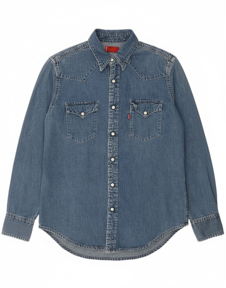 Levi's Herren-Jeanshemd, kleine blaue Baumwolle
