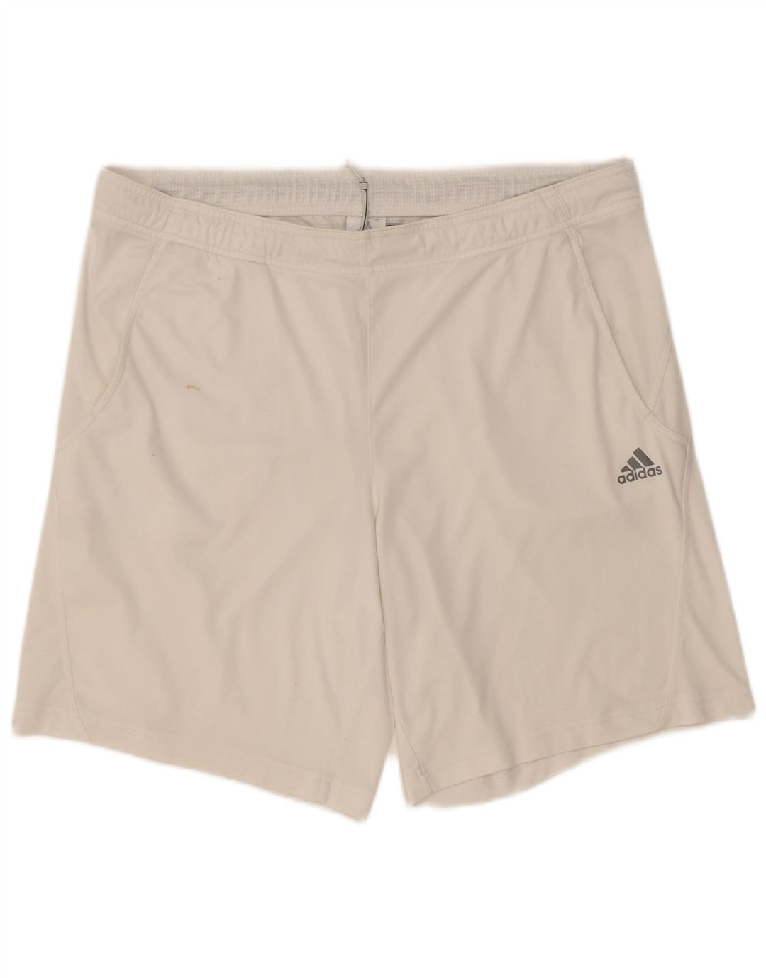 Adidas Herren Sportshorts, groß, aus weißem Polyester