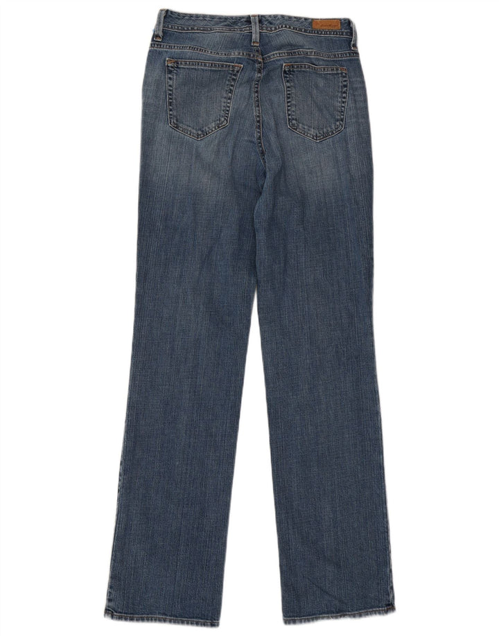 Eddie Bauer Damen Straight Jeans US 6 Medium W31 L34 Blaue Baumwolle