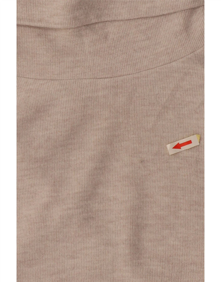 Ärmelloses Blusenoberteil mit Rollkragen für Damen von Zara, Gr. 40, Größe S, Weiß