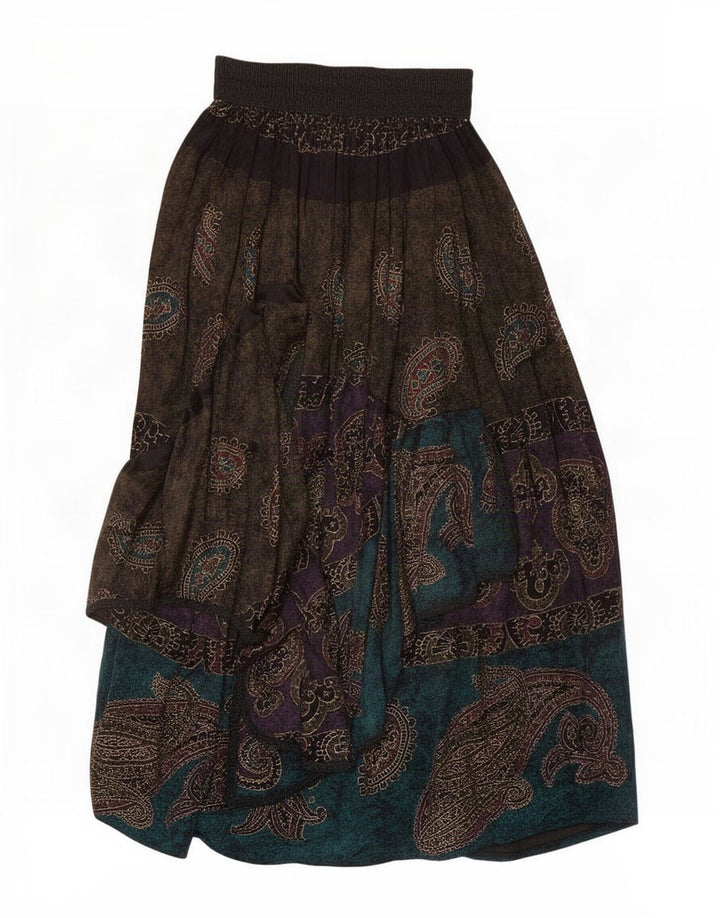Idea Damen-Zigeunerrock, mittelgroß, W24, mehrfarbig, Paisleymuster