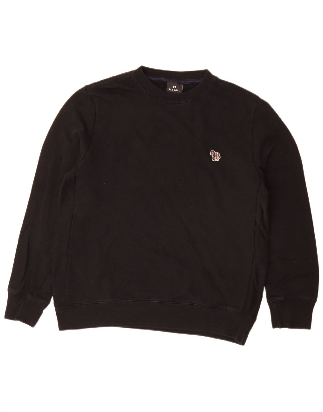 Paul Smith Herren-Sweatshirt-Pullover, große schwarze Baumwolle