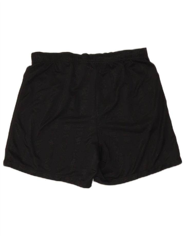 Nike Herren-Sportshorts, mittelgroß, schwarzes Nadelstreifen-Polyester