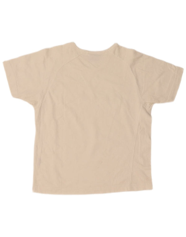 Champion Womens Graphic T-Shirt Top UK 10 Small Weiße Baumwolle