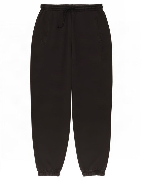 Adidas Damen Trainingshose Jogger UK 10 Small Schwarz Baumwolle