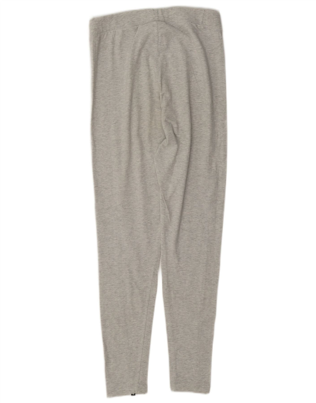 Adidas Damen Graphic Leggings UK 12 Mittelgraue Colourblock-Baumwolle