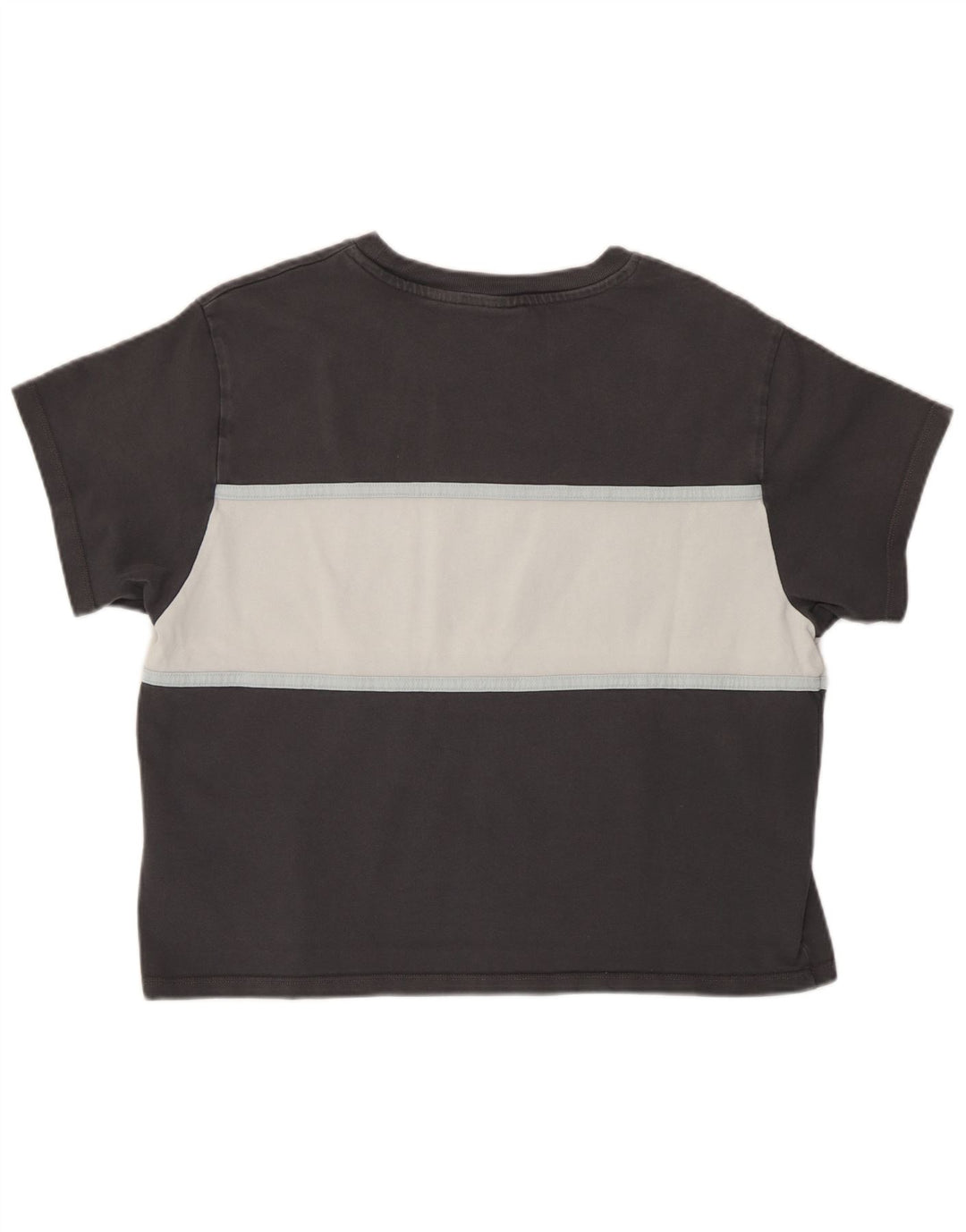 Levi's Damen-T-Shirt in Übergröße mit Grafik, UK 10, Größe S, Grau, Farbblock