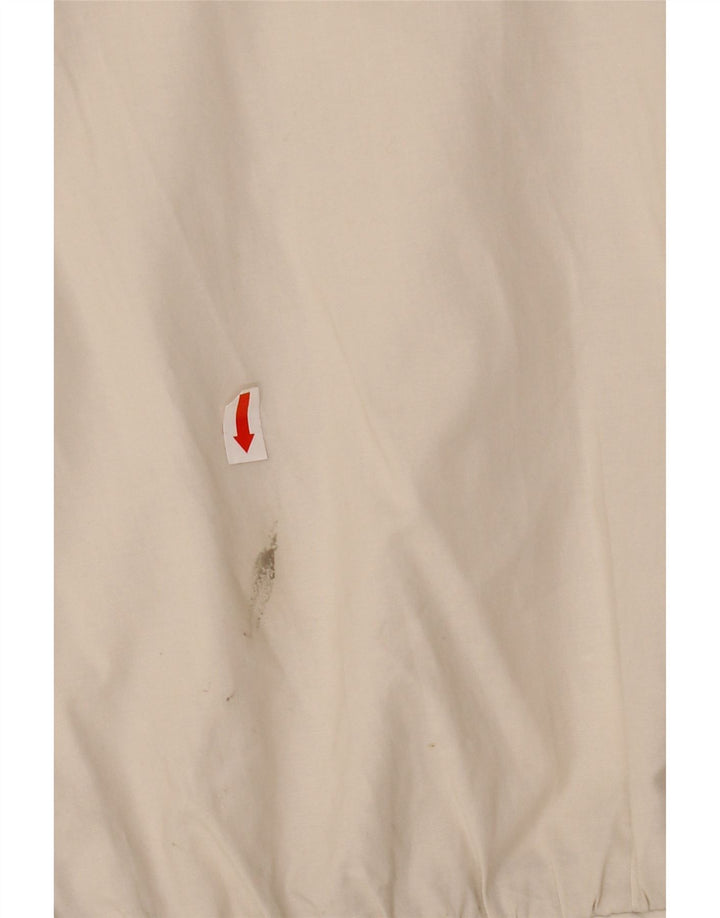 NINO Damen Übergroße Bomberjacke UK 20 2XL Beige Baumwolle