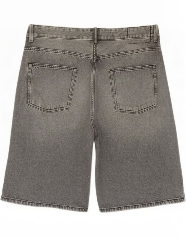 Zara Herren Jeansshorts IT 44 Large W34 Graue Baumwolle