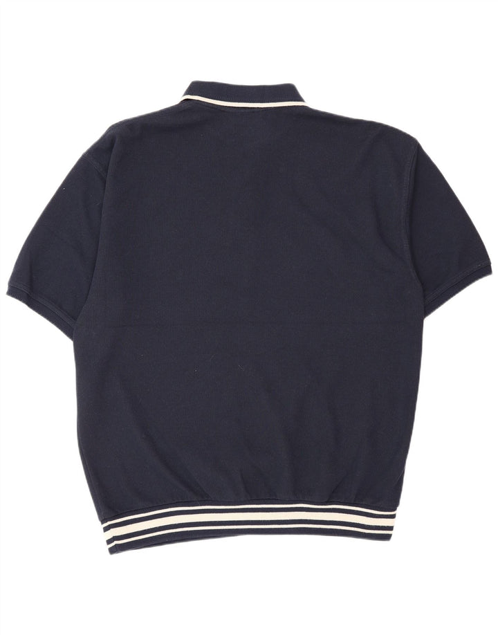 Essentials Herren-Poloshirt, groß, Marineblau