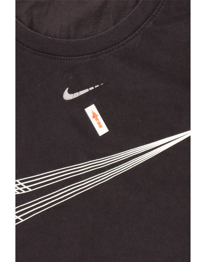 Nike Herren Grafik T-Shirt Top 2XL Schwarz Baumwolle