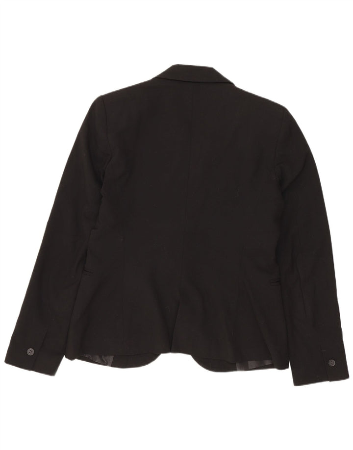 Zara Damen 1-Knopf-Blazerjacke EU 38 Small Schwarz