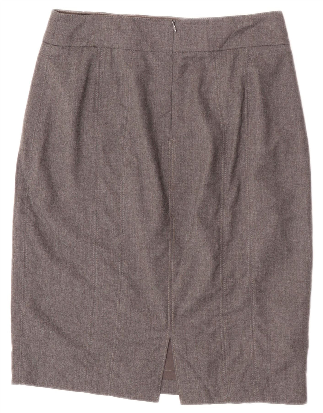 Armani Collezioni Damen Bleistiftrock IT 42 Medium W28 Grau