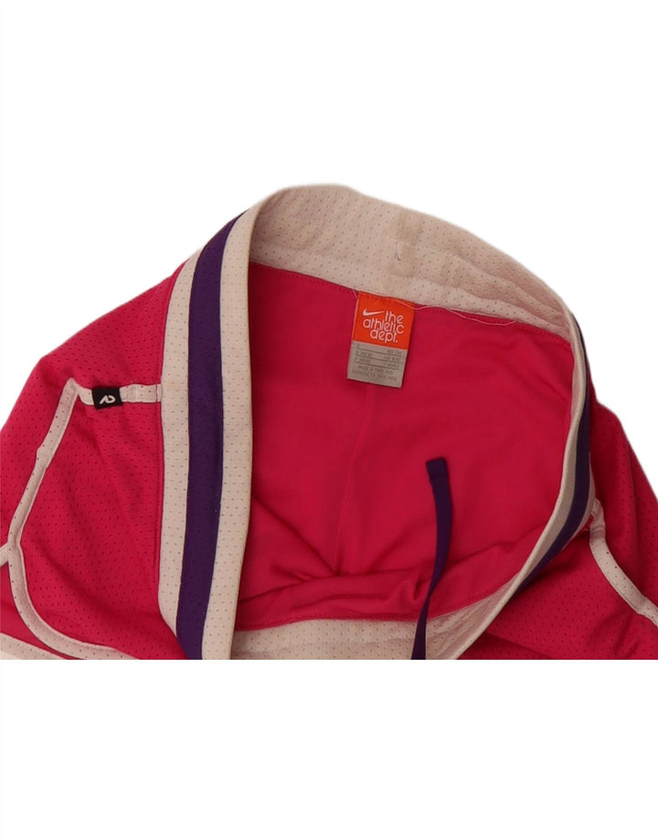 NIKE Womens Sport Shorts UK 8/10 Small  Pink Polyester Vintage Nike and Second-Hand Nike from Messina Hembry 