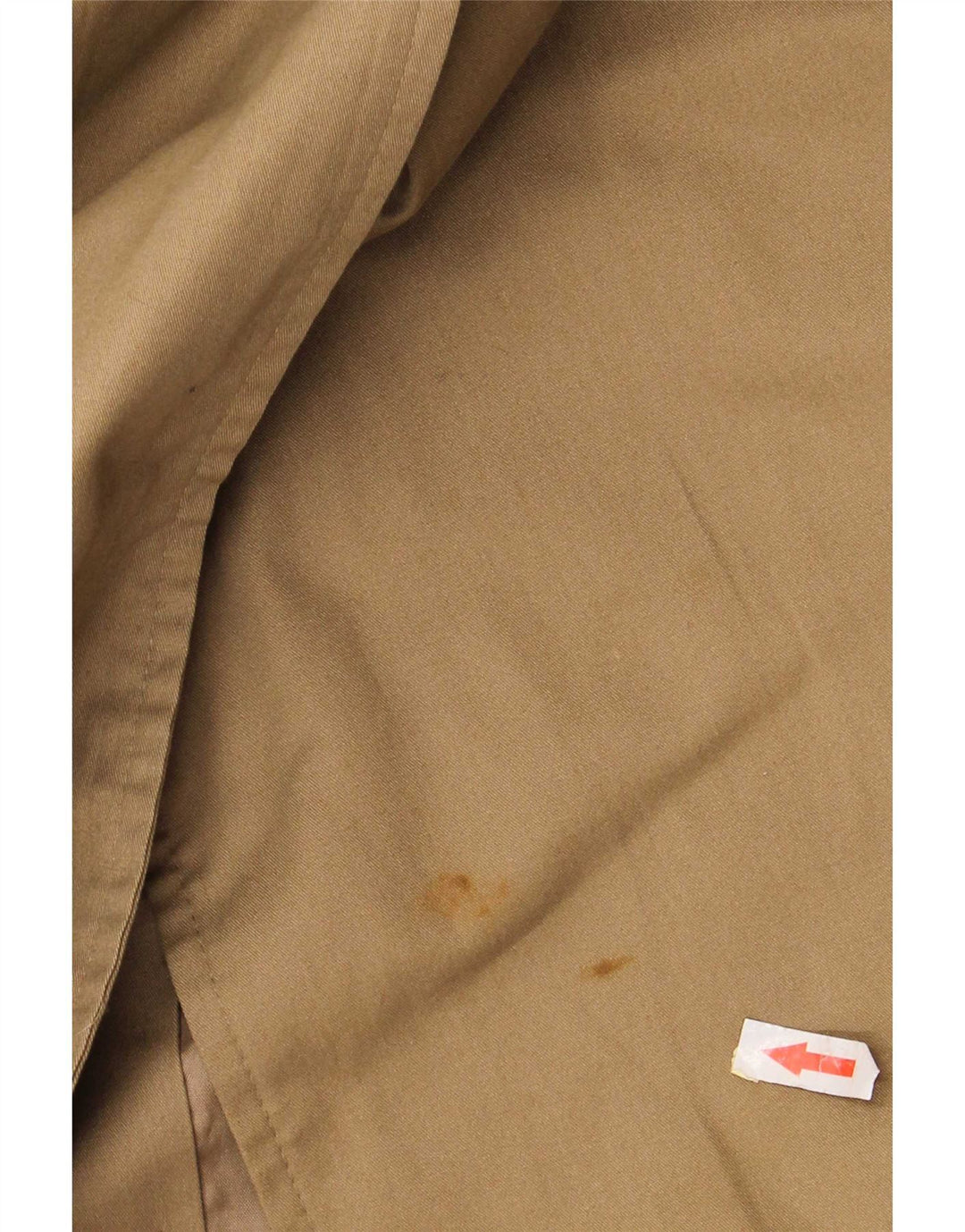 Vintage Damen Longline Übergroßer Trenchcoat IT 40 Small Beige Polyester