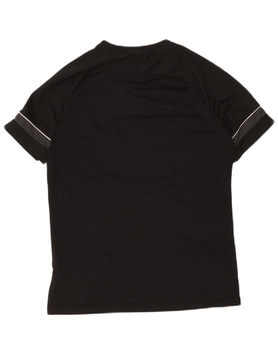 Nike Herren Dri Fit Grafik-T-Shirt-Oberteil, großes, schwarzes Farbblock-Polyester
