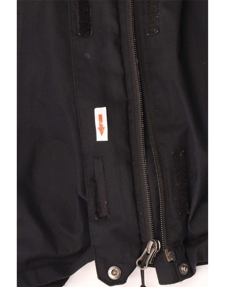 The North Face Damen Regenjacke UK 14 Mittelschwarzes Polyester
