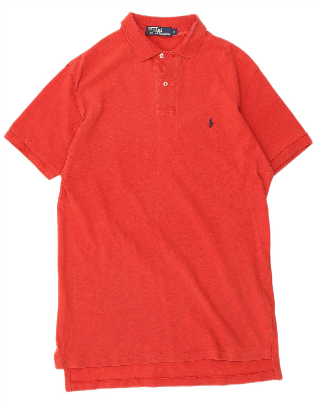 POLO RALPH LAUREN Herren-Poloshirt aus mittelroter Baumwolle