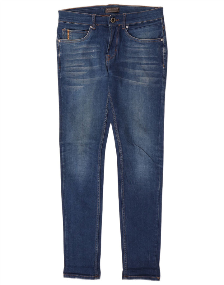 Zara Herren Skinny Jeans EU 38 Small W30 L30 Blau