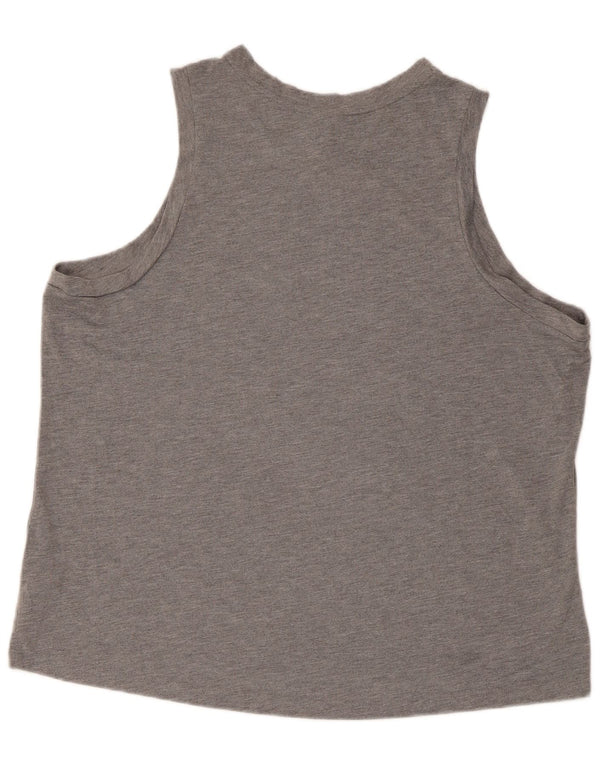 Nike Damen-Weste mit regulärer Passform und Grafik, UK 18, XL, Grau, Polyester