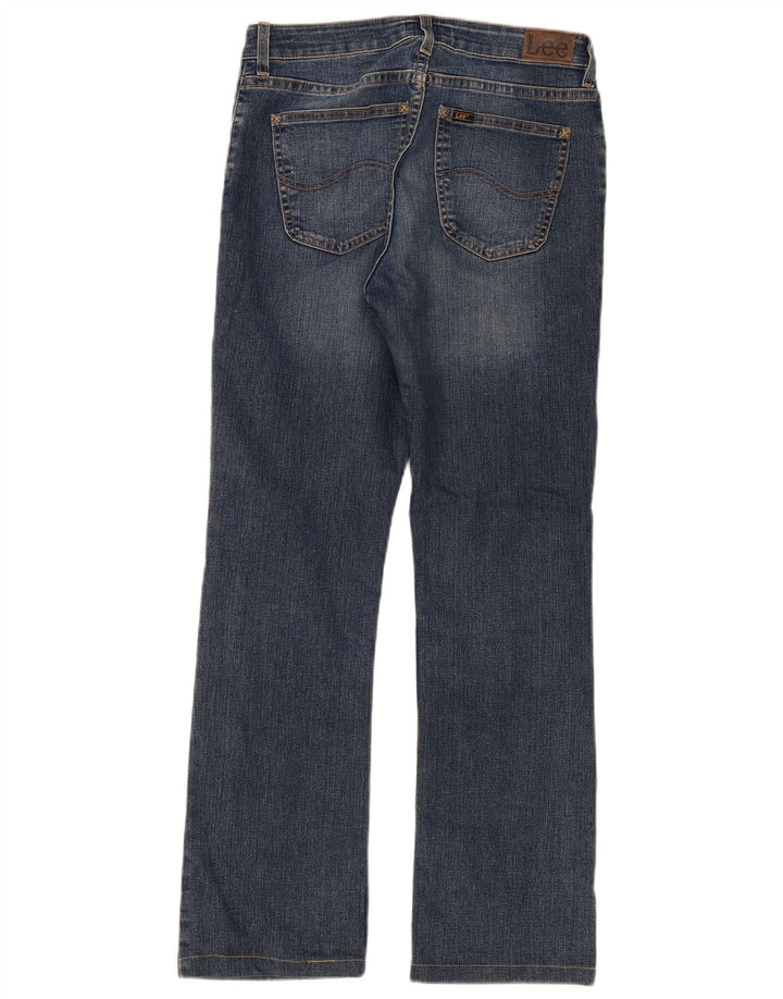 Lee Damen Cameron Straight Jeans W31 L29 Blaue Baumwolle