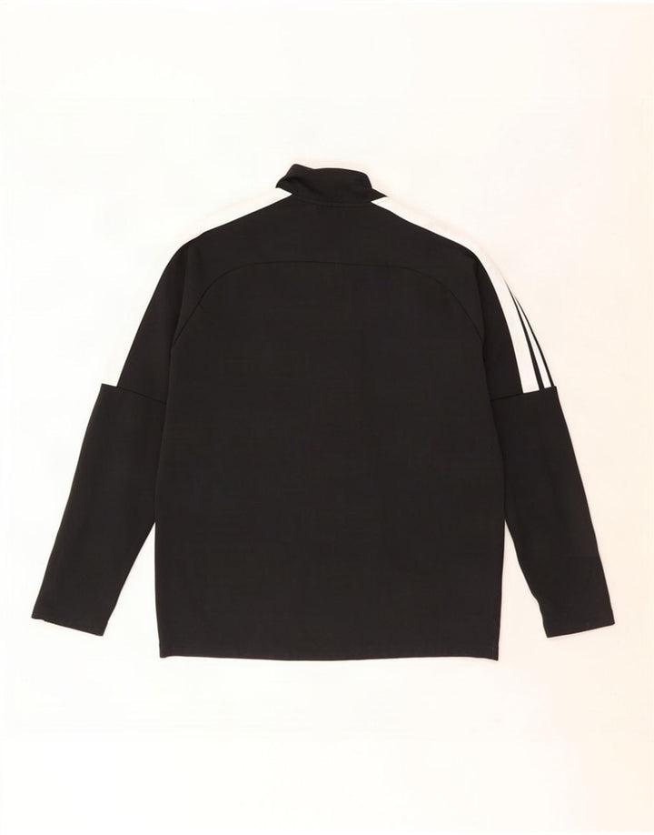 Nike Herren Dri Fit Pullover-Trainingsanzugoberteil mit Reißverschluss, Größe L, Schwarz, Farbblock