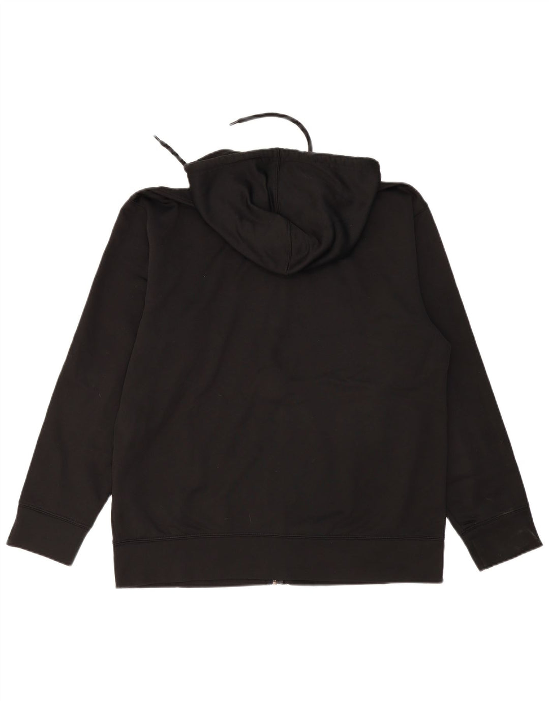 WRANGLER Herren-Kapuzenpullover mit Reißverschluss, UK 42/44, großes schwarzes Polyester