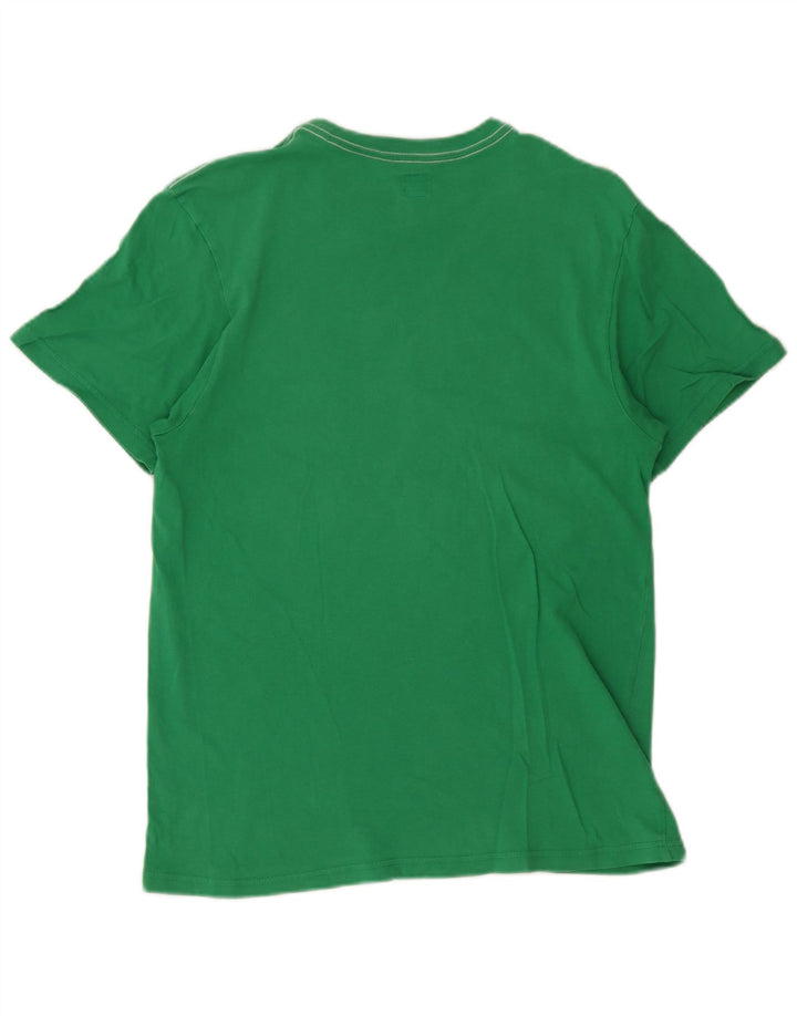 Adidas Herren Grafik T-Shirt Top Mittelgrün
