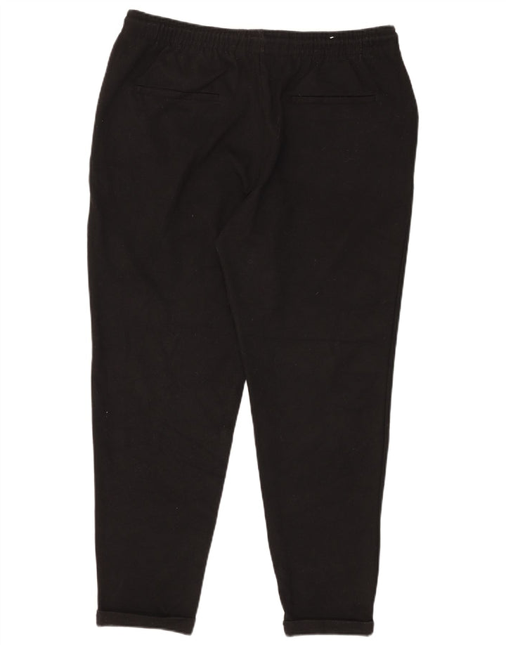 Zara Herren-Trainingshose XL, schwarzes Polyester