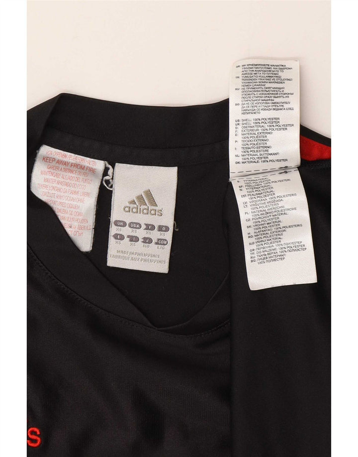 Adidas Herren T-Shirt Top XS Schwarz Polyester